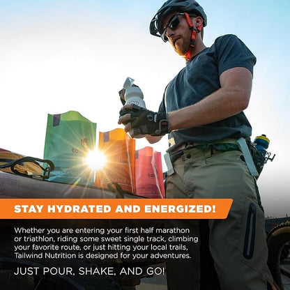 Tailwind Nutrition Endurance Fuel, Electrolyte & Hydration Sports Drink Mix Powder, Gluten-Free, Vegan, Mandarin Orange, 30 Servings