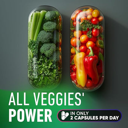 [2 Pack] Chlorophyll Capsules 600mg - Chlorophyll Supplement for Energy & Skin - Chlorophyll for Women & Men - Internal Deodorant - Alternative to Chlorophyll Liquid Drops - 240 Chlorophyll Pills