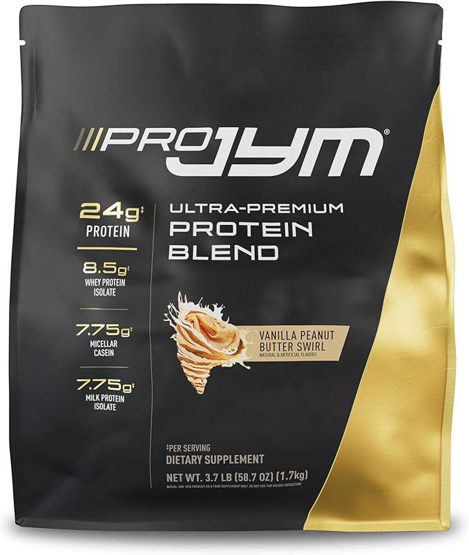 Pro JYM Vanilla Peanut Butter Protein Powder - Whey Protein Isolates, Casein, & Milk Protein, Lean Muscle Building for Men & Women, JYM Supplement Science, 45 Servings