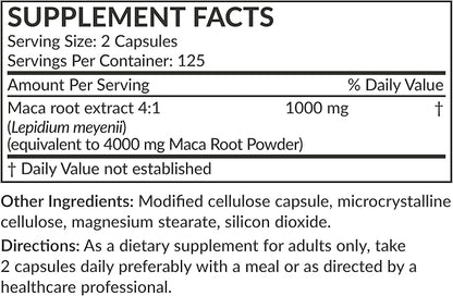 Futurebiotics Maca Root Extra Strength 4000 MG Supports Energy, Stamina & Reproductive Health, Non-GMO, 250 Vegetarian Capsules