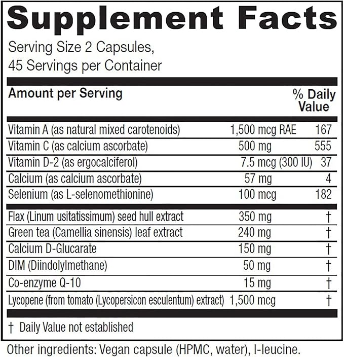 Vitanica BreastBlend, Breast Care Support, Vegan, 90 Capsules