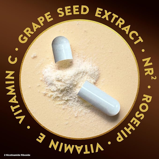 Swisse Plus NAD+ Beauty Restore | Clinically Tested Ingredients | NAD+ Supplement for Men & Women | Supports Collagen Formation, Skin Elasticity & Anti-Aging Supplement | 30 Capsules