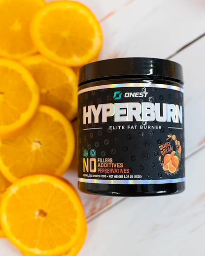 ONEST Hyperburn Fat Burner Powder – 153g (30 Servings) Appetite Suppressant Weight Loss Supplement, Metabolism Booster & Sports Nutrition Powder for Men and Women