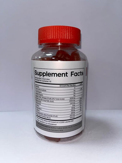 Keto ACV Gummies - Sugar Free Weight Loss Formula with 1500mg Apple Cider Vinegar for Men & Women - Gelatin-Free, Gluten-Free, Vegan & Non-GMO - 90 Count