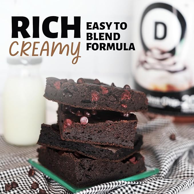 Devotion Nutrition Protein Powder Blend | Gluten Free, Keto Friendly, No Added Sugars | 1g MCT | 20g Whey & Micellar Protein | 12 Count Packets (Mocha Java Chip)