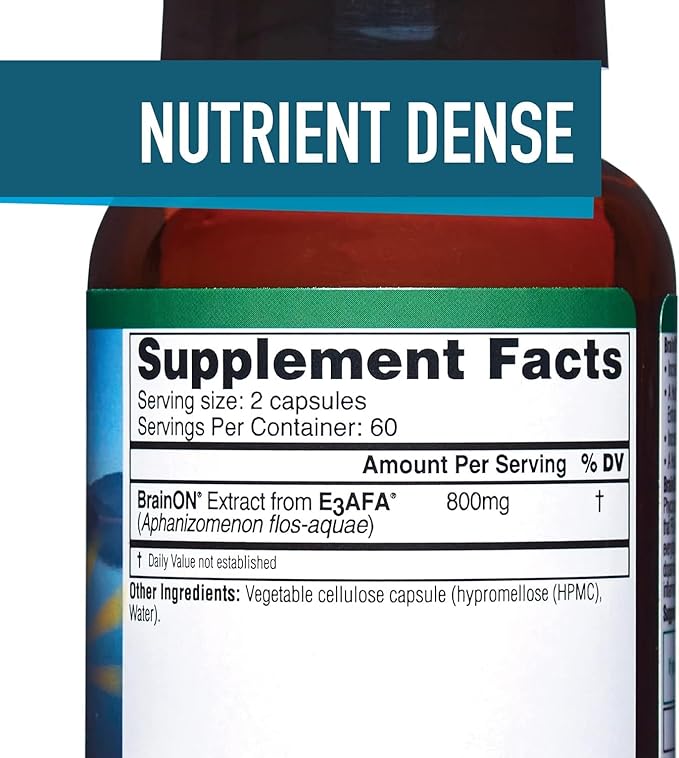 E3LIVE Blue Majik Organic Spirulina Powder: Superfood Your Way to Radiant Health and Wellness - No Fishy Smell, 100% Vegan Protein 120 Count