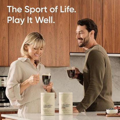 Sports Research Multi Collagen Protein Powder (Type I, II, III, V, X) with Hyaluronic Acid + Vitamin C | 5 Types of Food Based Collagen, 30 Servings (Chocolate)