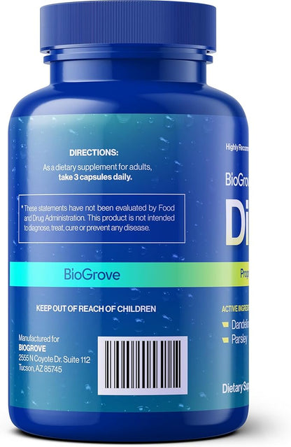 Water Pills for Swollen Feet & Legs (Easy-to-Swallow) Reduces Water Retention, Puffiness Without Side Effects - Top Value & Quality for Water Weight Loss - Diulite Will Have a Fast Effect on Your Body