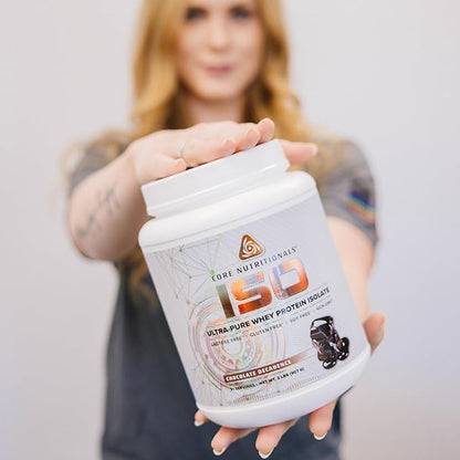 Core Nutritionals ISO, 100% Micro Filtered, Zero Artificial Fillers, 25g Whey Protein Isolate, 32 Servings (Vanilla Cake)