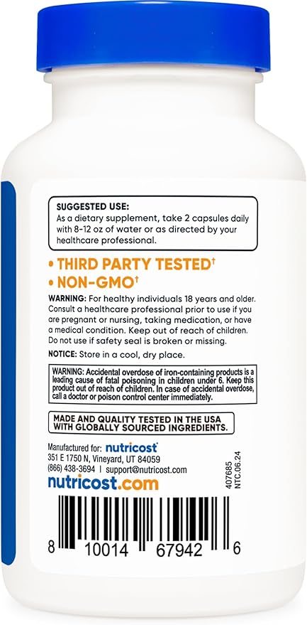 Nutricost Multivitamin with Probiotics 120 Vegetarian Capsules - Packed with Vitamins & Minerals