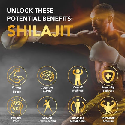 Shilajit Gummies, Pure Shilajit Himalayan, Rich in 85 Micronutrients, Himalayan Shilajit Gummies Shilajit for Men, Suitable for Men and Women, No Added Sugar Non-GMO, 100% Natural Organic, 60 Gummies