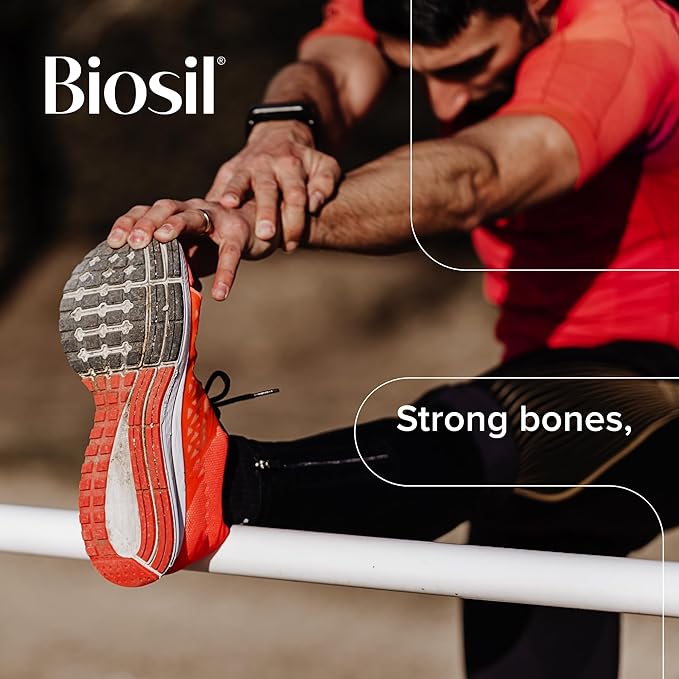 Biosil Bone Collagenizer Ultra - 60 Veggie Capsules, Pack of 2 - with Patented ch-OSA Complex + Choline, Inositol, MK7 & Vitamin B12 - GMO Free - 60-Day Supply