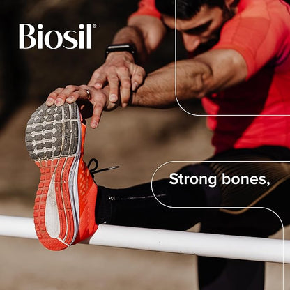 Biosil Bone Collagenizer Ultra - 60 Veggie Capsules, Pack of 2 - with Patented ch-OSA Complex + Choline, Inositol, MK7 & Vitamin B12 - GMO Free - 60-Day Supply