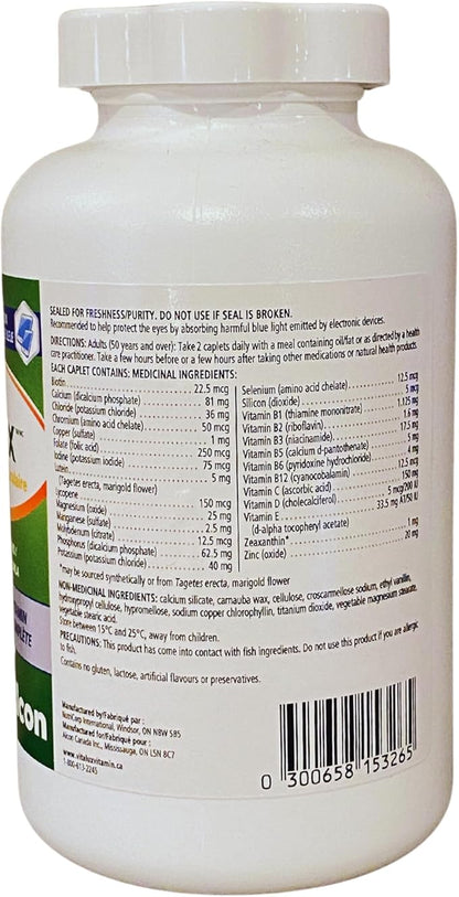 Healthy Eyes Ocular Multivitamin/No beta-Carotene, Complete multivitamin for Eyes, Blue Light Protection, 200 Coated Tablets