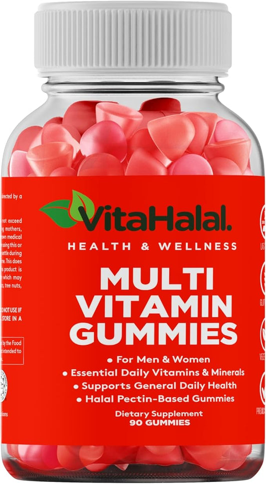 Multivitamin Gummies Daily Adult Gummy Vitamins for Men & Women - 90 Gummies - Nutritional Support with 13 Essential Vitamins and Minerals Made in USA