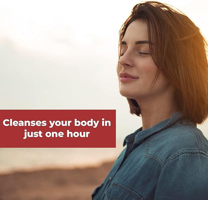 Wellgenix Omni Detox Cleanse Drink - 16 oz Fruit Punch Flavor - Quick Flush Body Detoxifier, Herbal Cleanse System Flush, Body Cleanser for Detox and Cleanse Your System