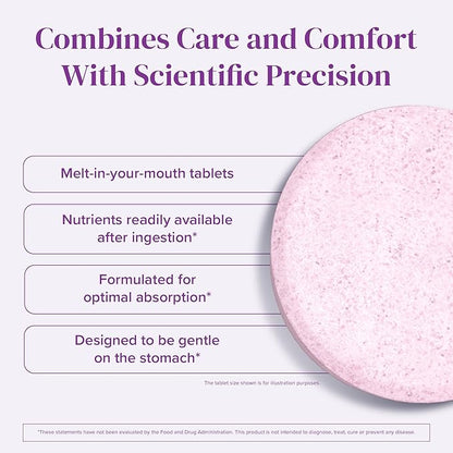 Barimelts Bariatric Multivitamin with Iron - 60 Fast-Dissolving Tablets (1-Month Supply) - Sugar-Free Bariatric Vitamins for Women, Natural Fruit Flavor