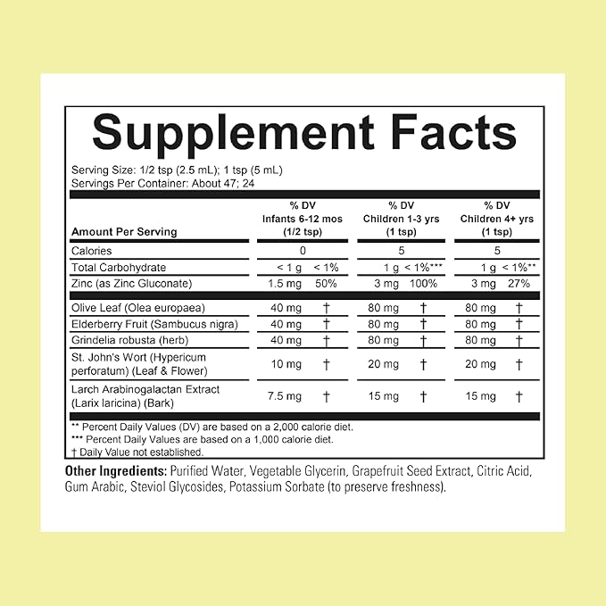 CHILDLIFE ESSENTIALS First Defense - Kids Immune Support, Immune Support for Kids, Toddlers 1-3, Babies 6 Months+, Vitamin Syrup with Elderberry, Zinc, Non GMO, Gluten Free - 4 Fl Oz (Pack of 3)