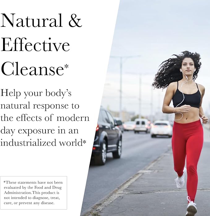 Kroeger Herb, Chem X, Daily Advanced Detox and Cleansing Formula, Supports Health Liver Function with Red Clover, Yellow Dock, Paprika & More - Non-GMO, Gluten Free, No Preservatives, Made in USA