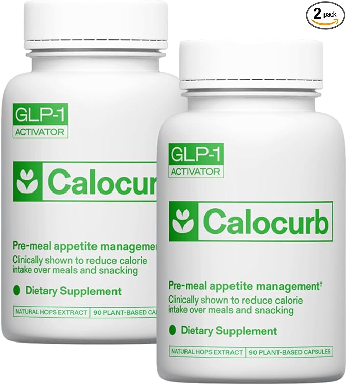 Calorie Control Supplement, 6X Natural GLP-1 Activator, 180 Count (2 Month Average Supply), Plant Based Dietary Supplement, Patented Formula, Manages Appetite, Hunger & Cravings