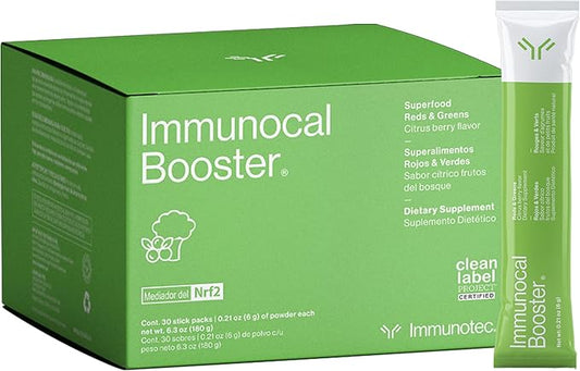 Immunocal Booster – Supplement with Over 50 Fruits & Veggies, Relieves Inflammation, Immune Support, Antioxidant, Selenium + Sulforaphane (Nrf2 Activator™) | Gluten Free, Sugar Free | 30 Servings