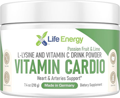Vitamin Cardio - High-Dosed Vitamin C & Lysine Drink Powder - Heart & Arteries Support
