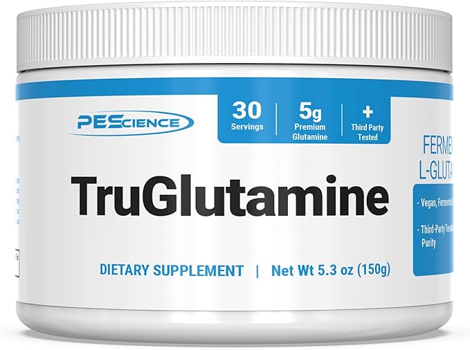 PEScience TruGlutamine Unflavored (Superior Glutamine Formula), 5.3 oz - 30 servings
