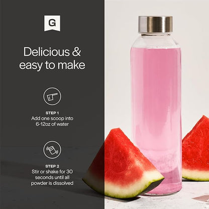 Gainful Pre Workout Powder, Caffeine Free with Creatine, L Citrulline, Beta Alanine, BCAA's, Energy & Muscle Support, Watermelon, 14 Servings