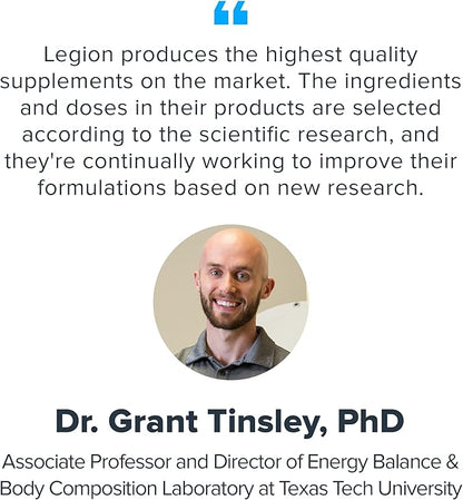 LEGION Vitamin B-Complex (120 Capsules) - Vitamin B Complex with Choline and Inositol Supports Mood & Liver Function - Vegan B Complex Vitamins Support Energy Metabolism & Muscle Function