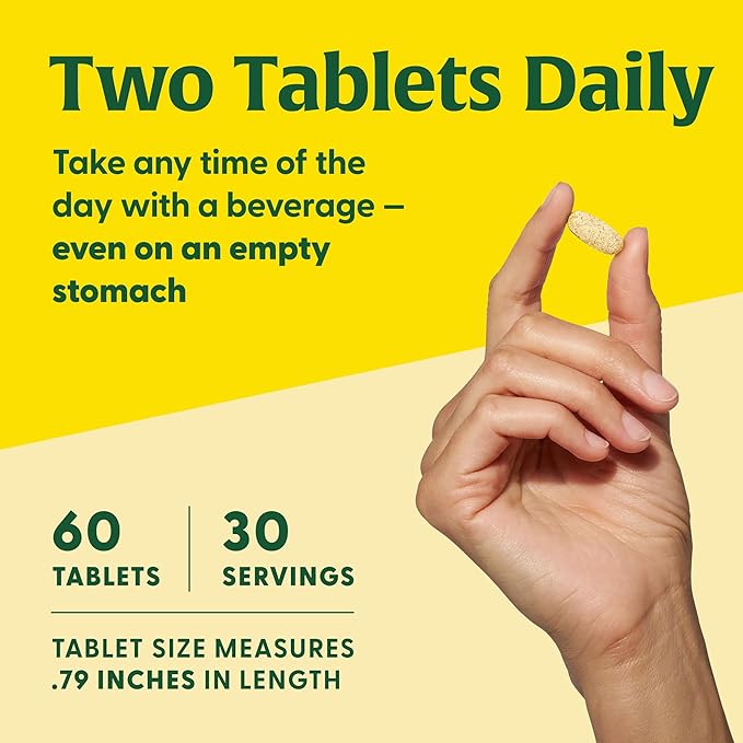 MegaFood Men's 40+ Advanced Multivitamin for Men - Dr-Formulated - Choline, Vitamin B, Vitamin C, Vitamin D, Zinc & Real Food - Brain Health, Immune Support - Vegetarian - 60 Tabs (30 Servings)