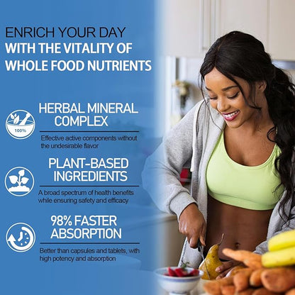 Potassium Magnesium Supplement Liquid w/ 500mg Triple Complex Magnesium & Potassium 99mg Plus Bromelain, Ashwagandha,D3 B6 & Zinc for Leg Cramps& Muscle Health, Cortisol Balanced & Zzz, Non-GMO