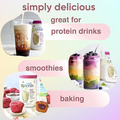 teraswhey Simple Pure Whey Protein, Bourbon Vanilla, 12 oz