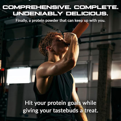 Granite Protein Powder | Whey Isolate & Concentrate| Casein for Lean Muscle Building & Workout Recovery | 30 Servings | Egg & Grass Fed Protein | 23g Protein from 5 Sources | Salted Caramel Flavor