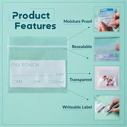 InfiniStore™ Medicine Pouch & Scented Moist Towelette Bundle with Nature Truth Apple Cider Vinegar Gummies, 120 Count, 400mg, Natural Apple Flavor - Non-GMO, Gluten Free, Vegan