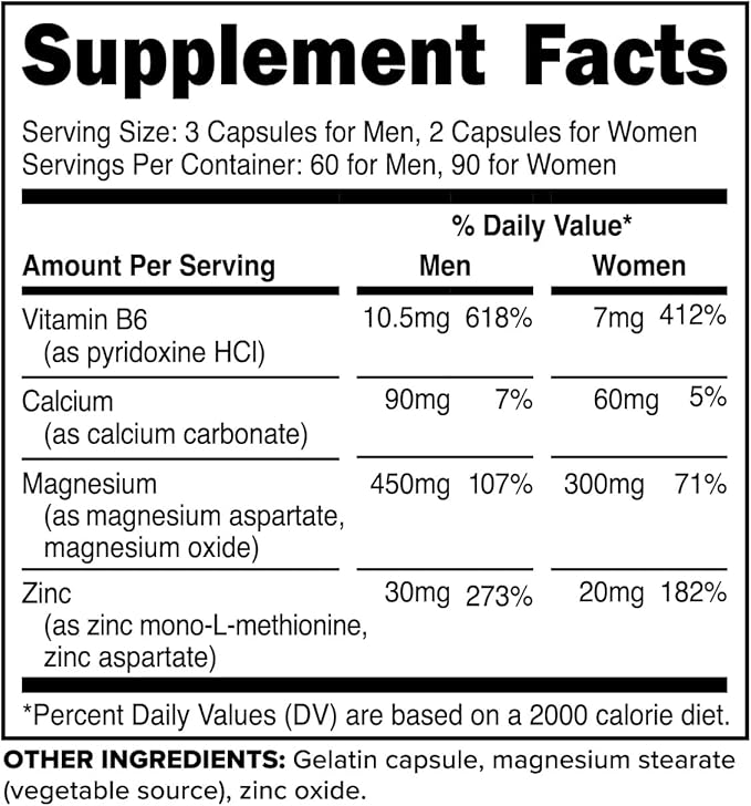 Primaforce ZMA Dietary Supplement, 180 Capsules
