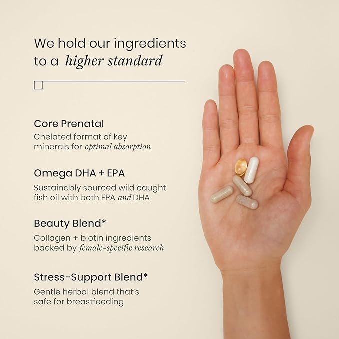 Perelel Mom Multi Support Pack - Postnatal Vitamins for Women to Support Post Partum, Breastfeeding + Early Motherhood* - Gluten, Soy and Dairy-Free Non-GMO (30 Daily Pill Packs)