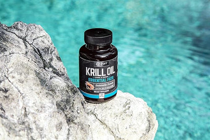 ONNIT Antarctic Krill Oil - 1000mg Per Serving - No Fishy Smell or Taste - Packed with Omega-3s, EPA, DHA, Astaxanthin & Phospholipids - Supports Healthy Joints, Brain, Heart, and Blood Pressure