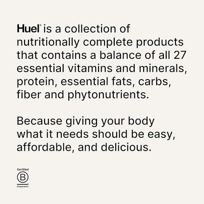 Huel Daily Superblend Vanilla Powder, 25g Plant Based Protein, Super Greens, 87 Vitamins, Minerals, and Wholefood-Sourced Ingredients, 19 Servings, Scoop not Included to Reduce Plastic
