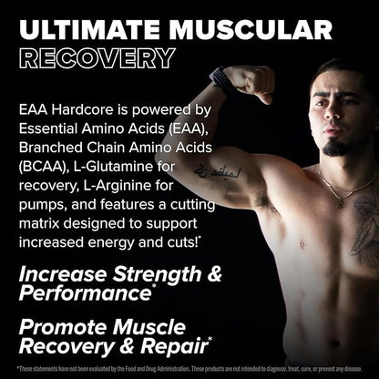 FINAFLEX EAA Hardcore, Lit Lemon-Lime - 14.2 oz - Promotes Performance, Energy & Cuts - with BCAAs, L-Glutamine, L-Arginine, Acetyl-L-Carnitine & Caffeine - 30 Servings