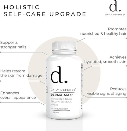 Collagen Supplements for Women - Hair Skin and Nails Vitamins with Biotin and Collagen, Calcium & More for Healthy Hair, Healthy Nails & Healthy Skin - Hair Vitamins for Men & Women