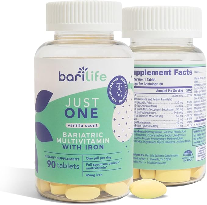 Just One - Once Daily Bariatric Multivitamin with Iron (90)