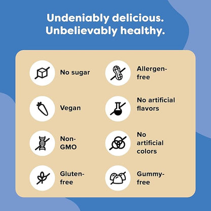 Renzo's Hercules Calcium Supplement with Vitamin D3 & K2 - Dissolvable - for Ages 2+ - Kids Vitamins - 60 Grape-Flavored Melty Tabs