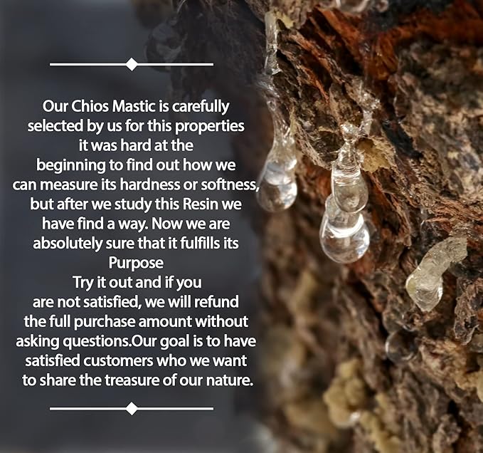 Premium Chios Mastic Natural SUGARLESS Gum Capsules - Especially Selected to Improve Health - Vegan Breath Care, Organic, No Carb Diet, H Pylori