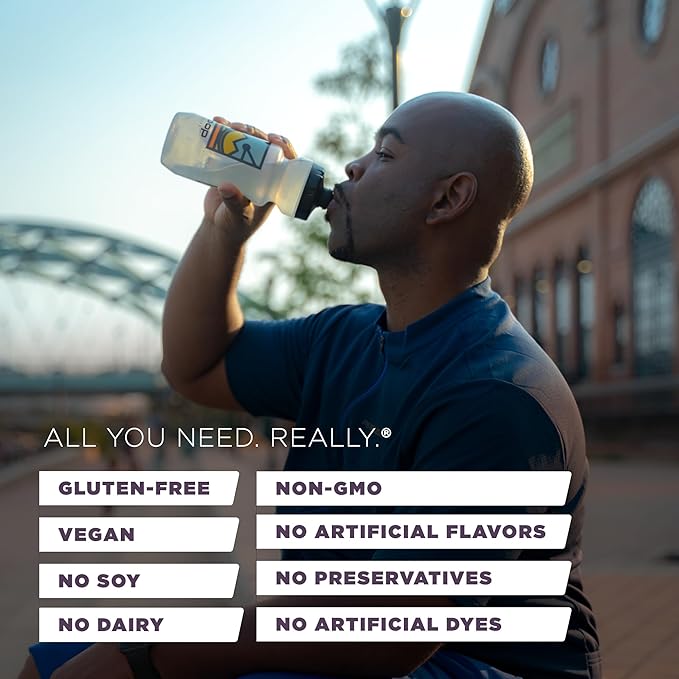 Tailwind Nutrition Endurance Fuel, Electrolyte & Hydration Sports Drink Mix Powder, Gluten-Free, Vegan, Lemon, 50 Servings