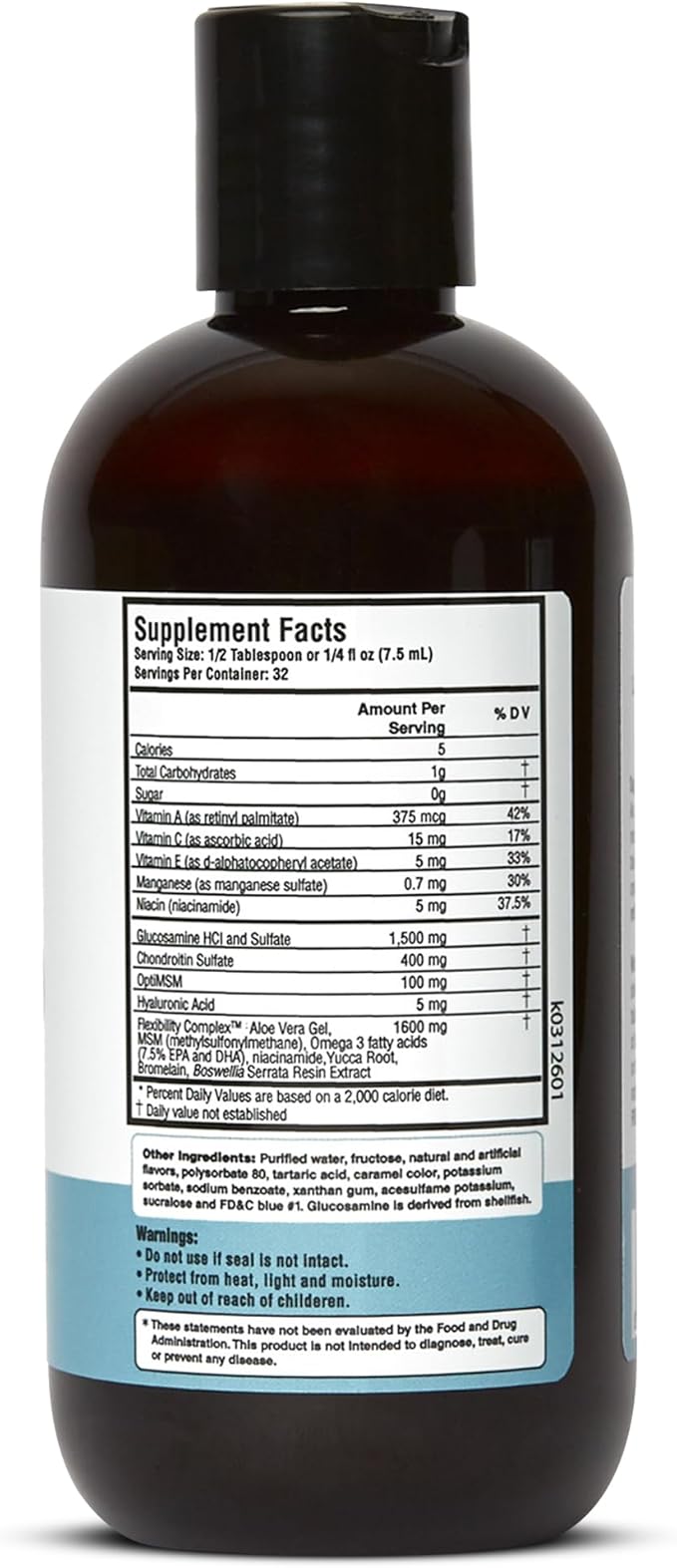 Flexicose Plus - Liquid Joint Care - 8 fl oz - Advanced Joint Support Supplement with Glucosamine, Chondroitin & MSM Complex Joint Care for Men and Women