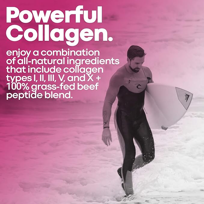 Multi Collagen Complex (Types 1 2 3 5 and 10) | Grass Fed Bone Broth Collagen Protein Peptides | Healthy Hair Skin Nails & Joint Support (with Organ Complex) | 90 Collagen Pills