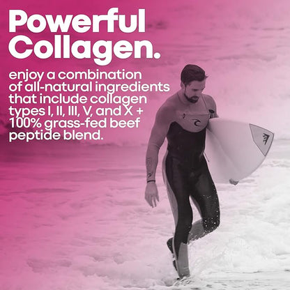 Multi Collagen Complex (Types 1 2 3 5 and 10) | Grass Fed Bone Broth Collagen Protein Peptides | Healthy Hair Skin Nails & Joint Support (with Organ Complex) | 90 Collagen Pills