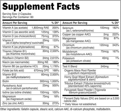 Primaforce Multivitamin for Men Capsules [120 caps] - Nutritional Supplement to Promote Good Health