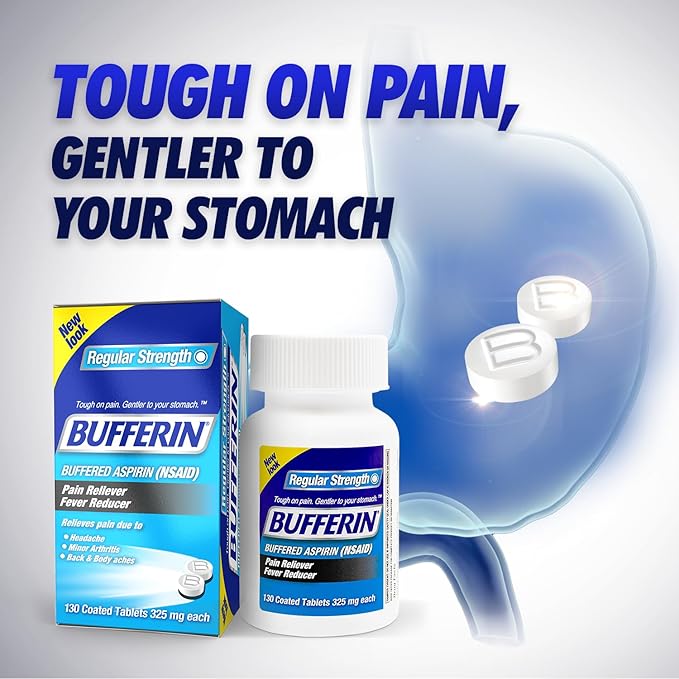 SueroX Kit Electrolyte Drinks Berry Blast, Coconut Refresh, Lemon Lift - 21.3 Fl Oz each,Bufferin Aspirin 130ct, Shot B Energy Multivitamin 60ct,