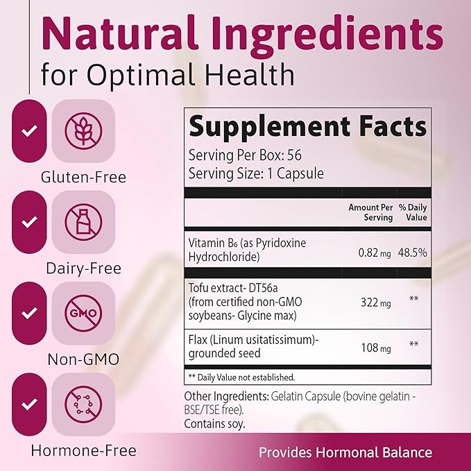 Femarelle Recharge Menopause Supplements for Women - Hot Flashes, Night Sweats, Sleep Relief During Menopause Transition - Non Hormonal Vitamins to Support Hormone Balance - 1 Month Supply